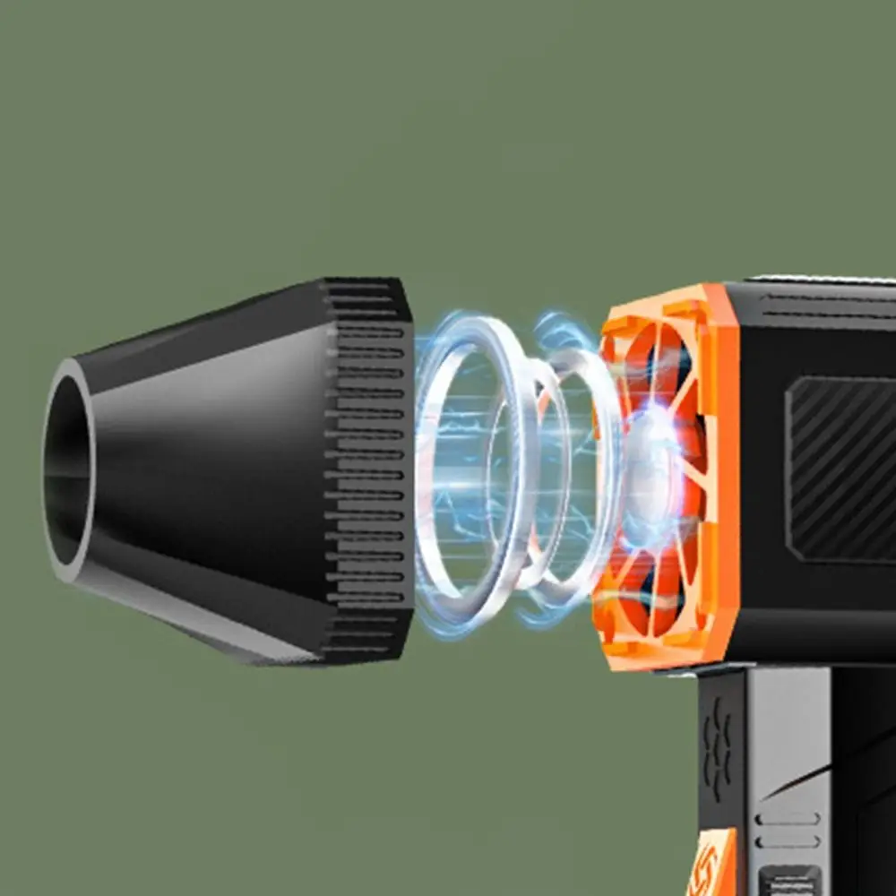 

Portable 120000RPM Super Power Turbo Fan Wireless High-speed Air Blower Rechargeable Handheld Brushless Motoropper Outdoor
