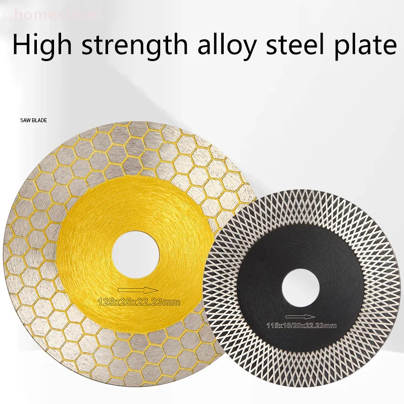 【NN】115mm-125mm Diamantdoorslijpschijf Tegel Keramiek Droog Snijden En Slijpen Cirkelzaagblad Power Rotory Tool Accessoires