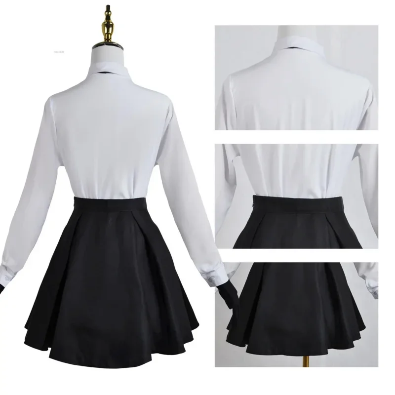 أنيمي بونغو الضالة الكلاب تأثيري ازياء زي مدرسي البدلة Akiko Yosano شعر مستعار الذهب فراشة تنورة الإناث S-3XL MN3