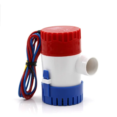 Imagen 2 del producto Bomba de sentina sumergible de 12v y 24V con interruptor, minibomba de agua eléctrica de 1100GPH y 750GPH, usada en barcos, casas rodantes, Seaplane