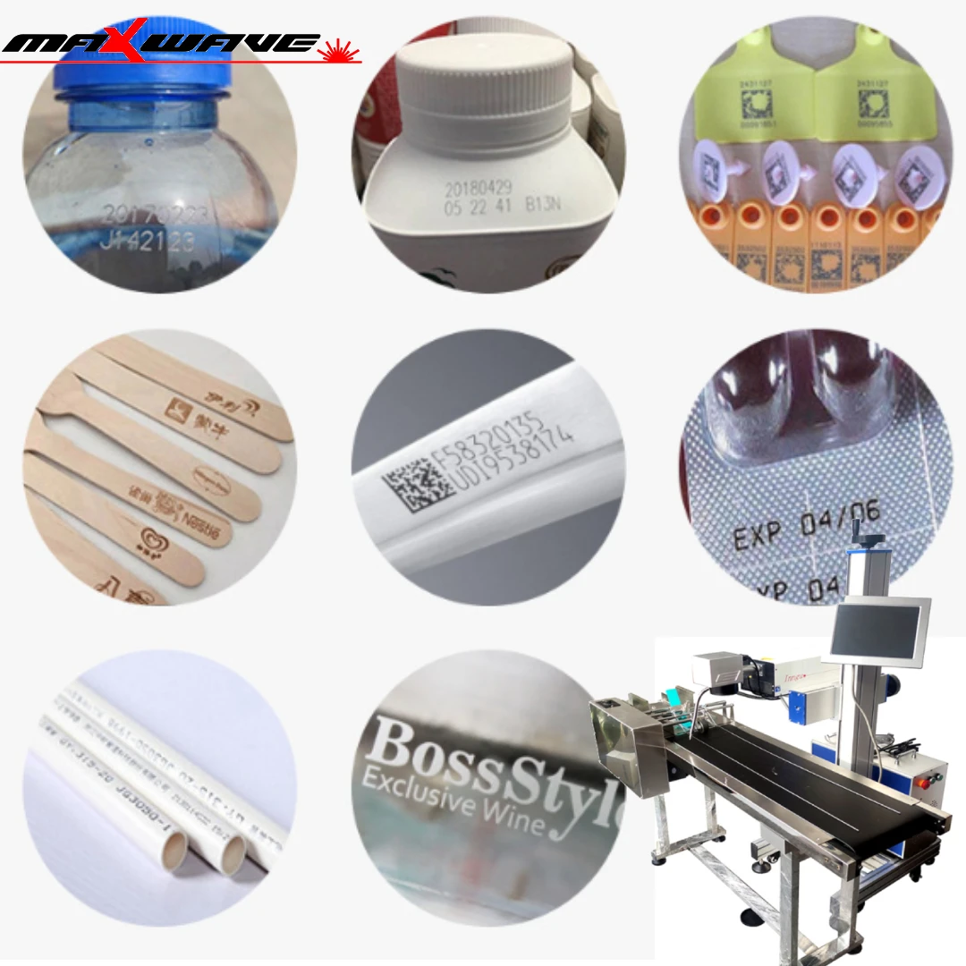 

Product line Fiber Laser UV CO2 Marking Machine Engraver machine Production Date Coding Marking for Glass PVC Plastic PCB Board