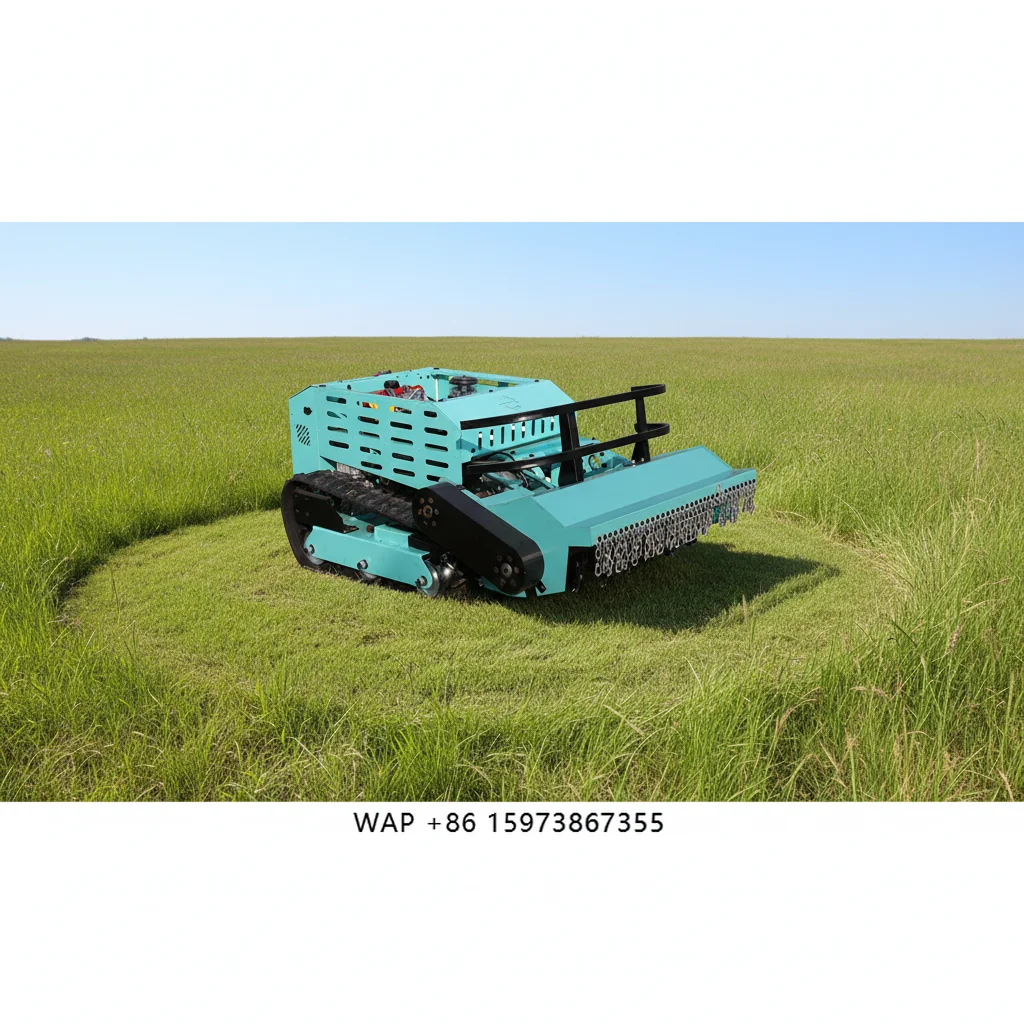 

Multi-function Tracked Self-propelled Garden Grass Cutting Machine Remote Control Crawler Lawn Mower