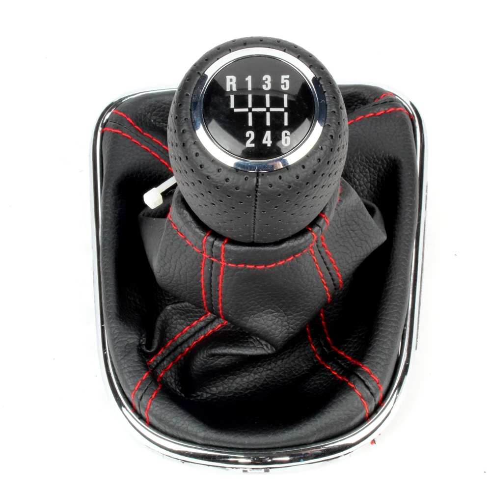 MT Car 5 / 6 Speed Manual Gear Stick Shift Knob With PU Leather Boot For Chevrolet Cruze 2008 2009 2010 2011 2012 Car-Styling