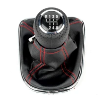 Perilla de palanca de cambios Manual MT Car, bota de cuero PU para Chevrolet Cruze 2008, 2009, 2010, 2011, 2012, estilo de coche, 5 y 6 velocidades