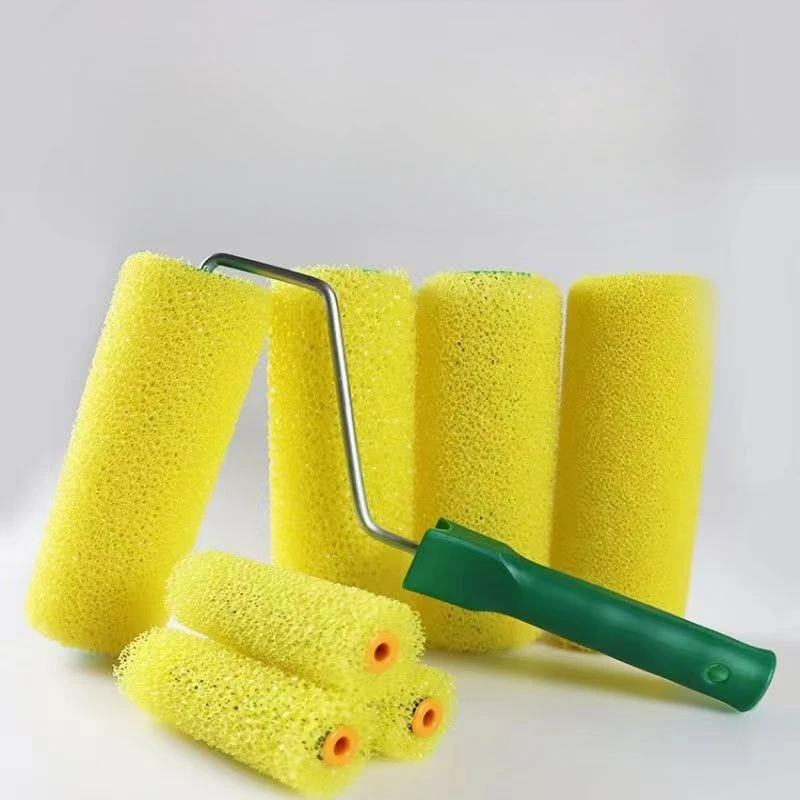 

Sponge Roller 8-inch Bristle Roller Brush Elastic Coating Bristle Medium Flower Large Flower Roller Bristle Brush