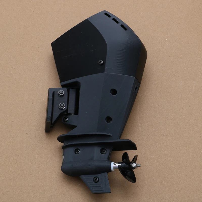 1 Stück RC-Boot 1/12 Maßstab 2-3S Außenbordmotor Wassergekühlter Metallgetriebewellen Bürstenloser 2445 Motor Externer Antrieb