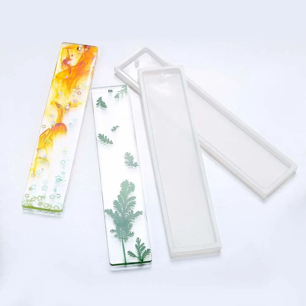 Handmade 1 PCS Transparent Silicone DIY Equipments Bookmark Mold Mould Making Jewelry Tools