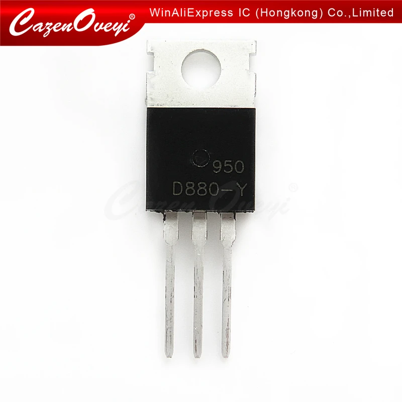 CazenOveyi 10pcs/lot KSD880 TO-220 D880 KSD880-Y KSD880Y NPN transistor 3A 60V Transistor new original