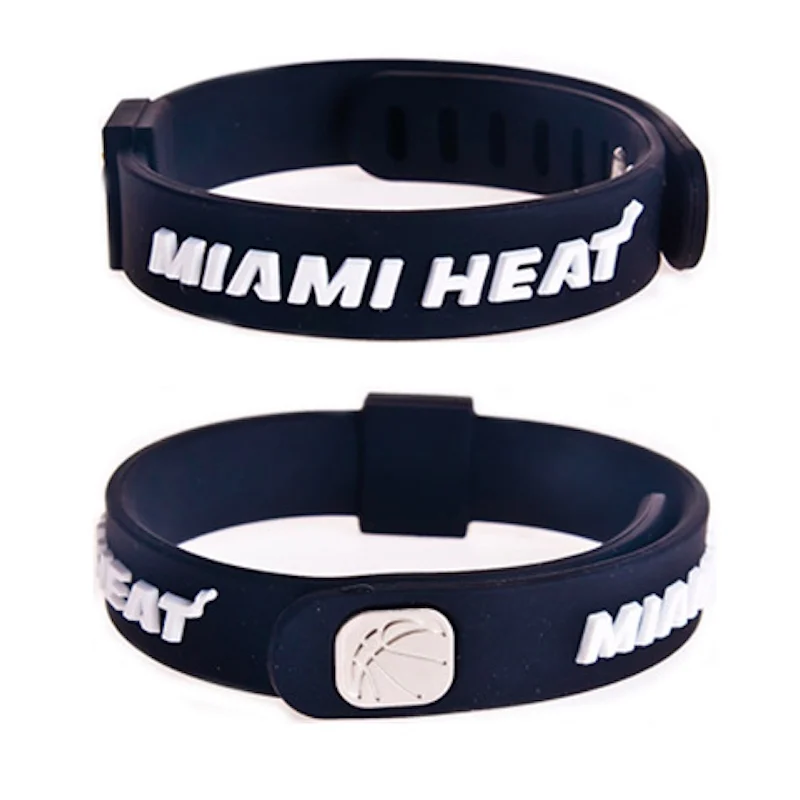 Basketball Sport Silicone Bangle Bracelet Wristband Adjustable Size Wholesale