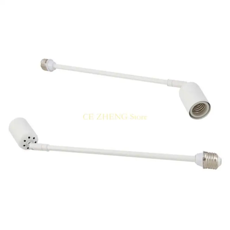 

E56B Гибкие E27 Light Cockets Extender с основанием керамики, устойчивостью к высокой температуре, белый