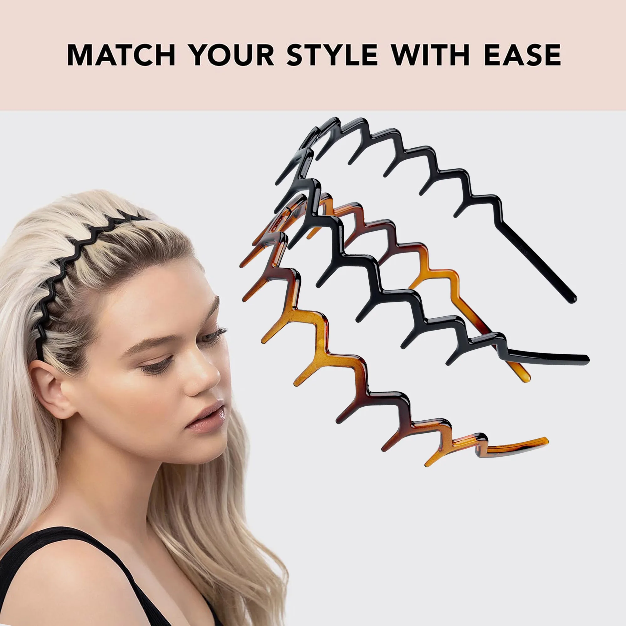 

12Pcs Women Face Wash Hairbands with Teeth Leopard Hair Comb Headband Plastic Hair Hoops Hair Bands Headwear Hair Accessories