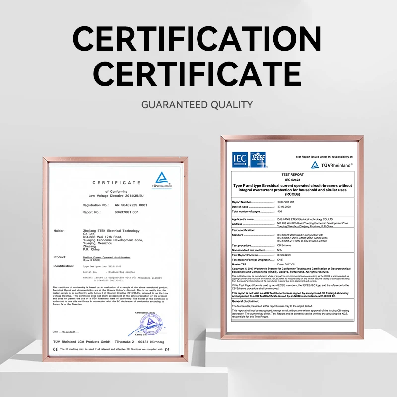 Imagem -03 - Aterre os Disjuntores do Vazamento Evl Rccb tipo b Etek Rcd 2p Pólos 40a 63a 100a 30ma Ekl6100b 10ka Trilho do Ruído