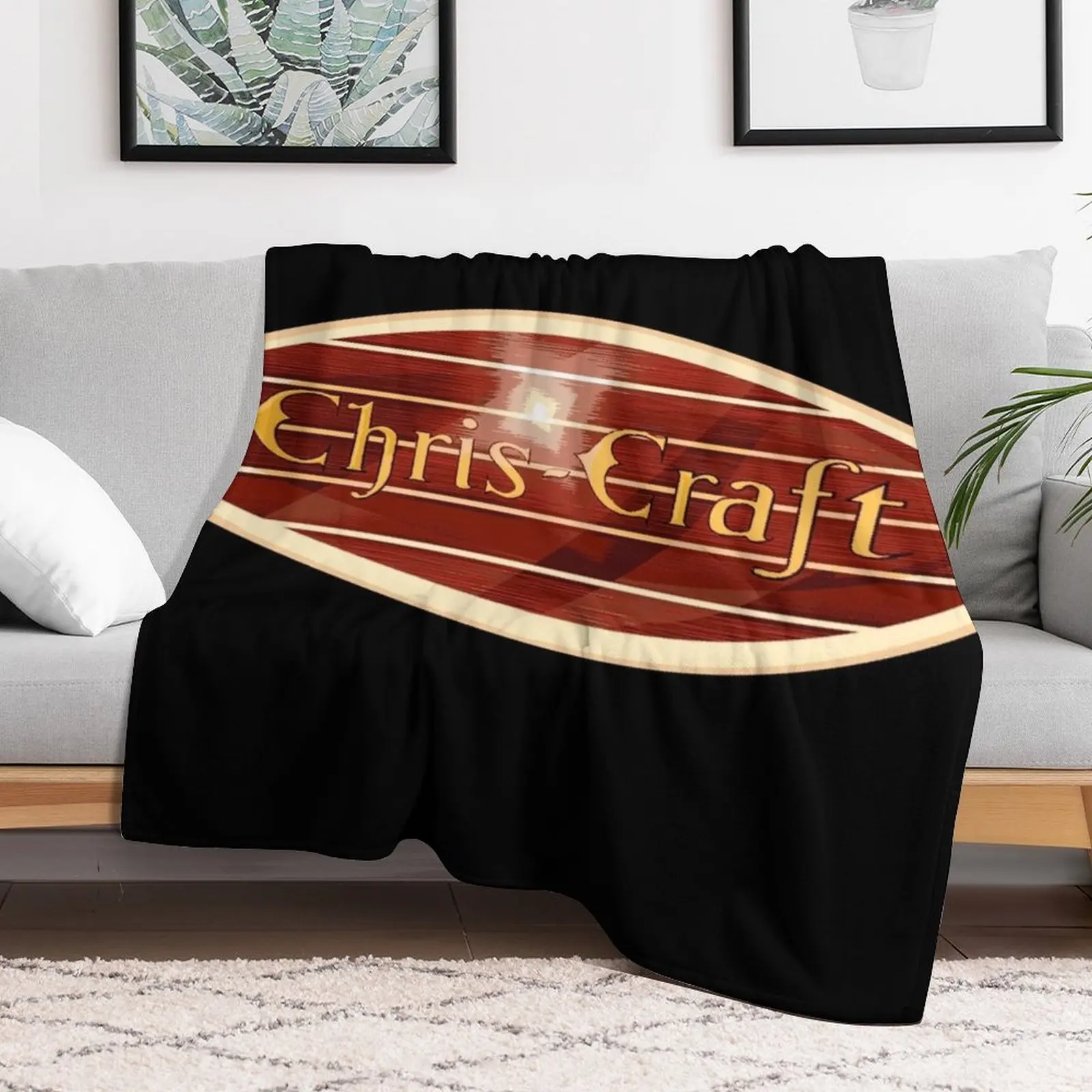 Chris Craft vintage boats USA Throw Blanket Fluffy Cozy Throw Blanket for Home Decor