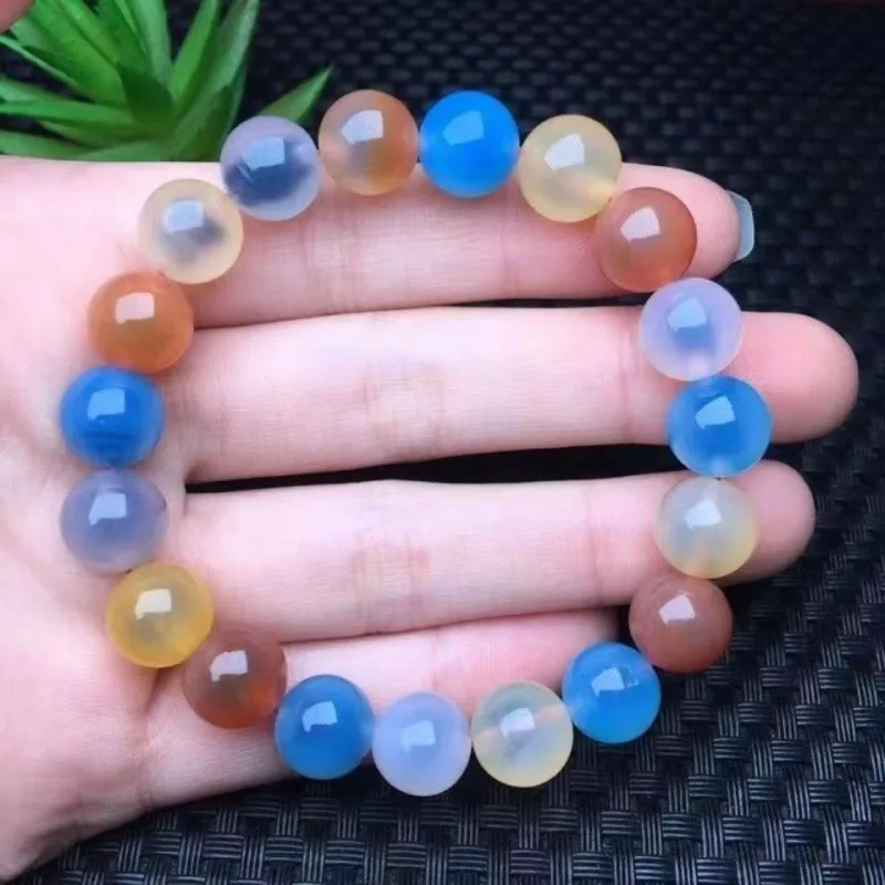 

Agate Bracelet Alxa Sugar Heart Agate Jade Simple Fashion Women's Single Loop Bracelet Temperament jewelry gift