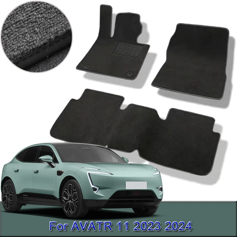 For AVATR 11 2023 2024 Custom Car Floor Mats Waterproof Non-Slip Floor Mats Interior Carpets Rugs Foot Pads Auto Accessories