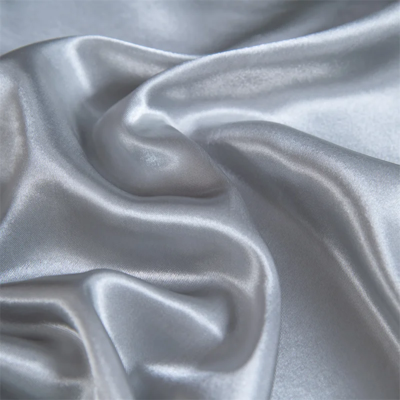 Satin Sheets  Fitted Sheet Solid Color Rayon Mattress Cover Elastic Band Bed Sheet King 200x200 200x220 No Pillowcase Beddings