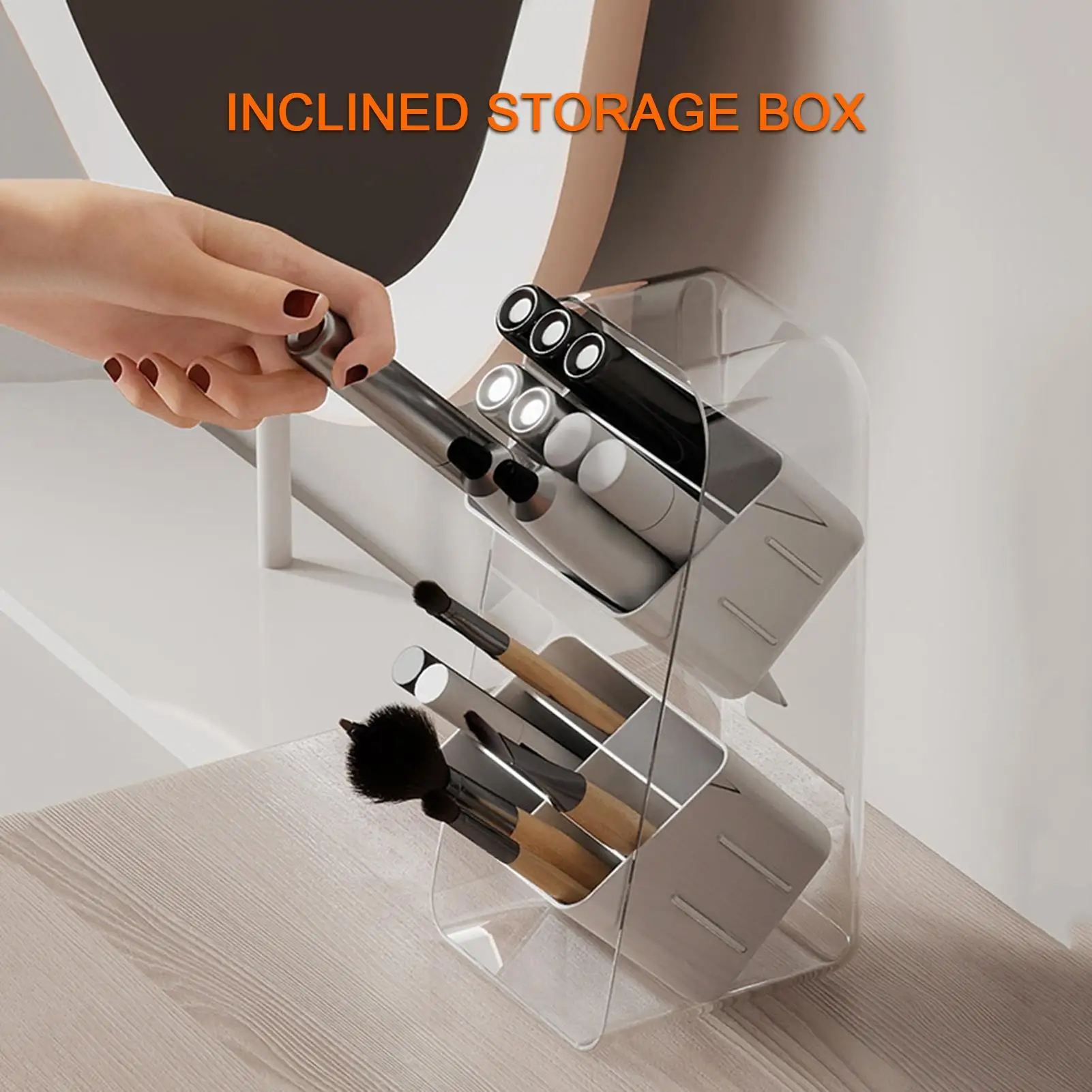 

Make Up Organizers For Vanity Large Storage Case With Drawers Skincare Organizers With Brush Holder For Home Kitchen Bathroom
