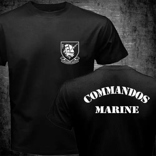 T shirt Man French Special Operation Forces Commandos Marine