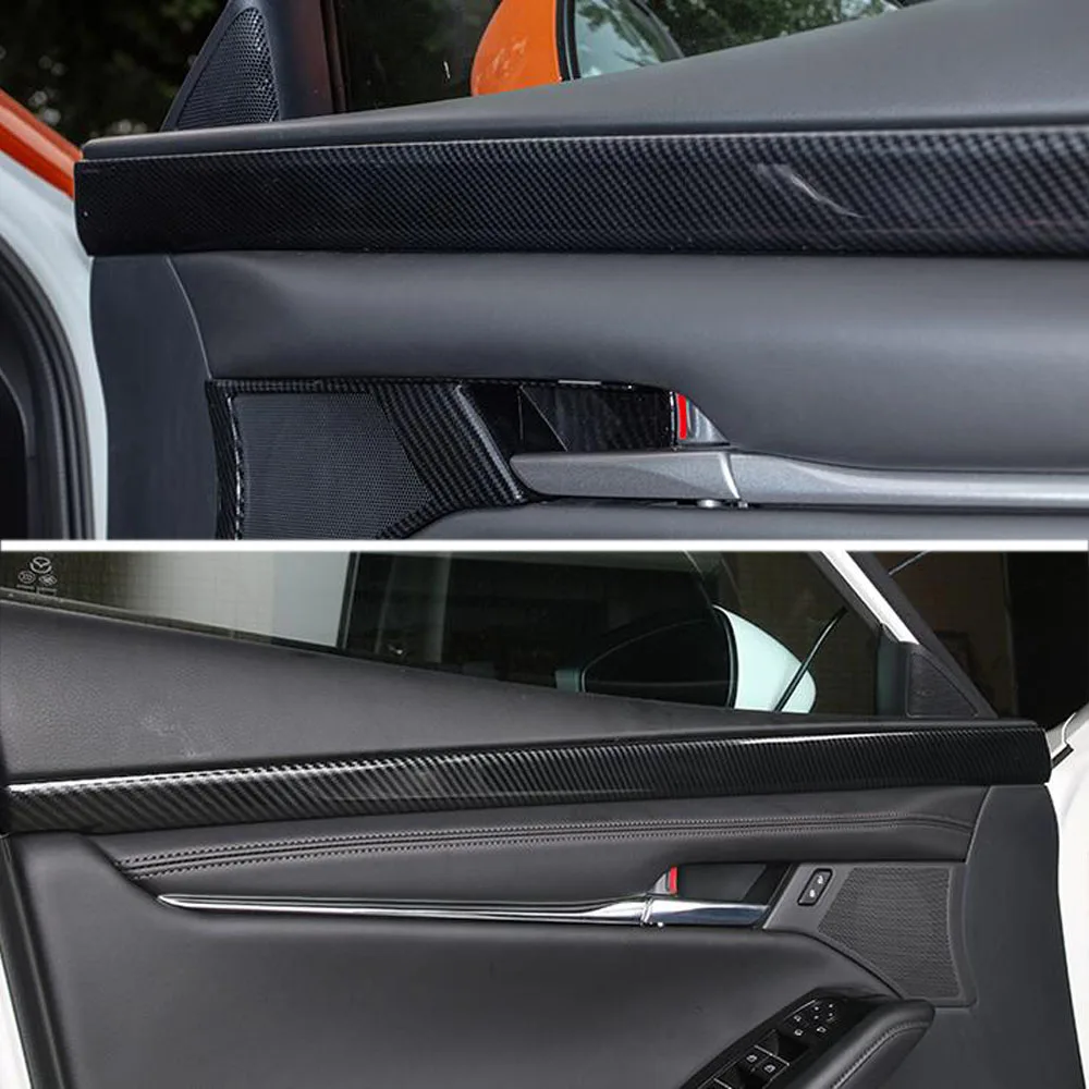 For Mazda 3 Mazda3 Axela M3 2019 2020 2021 2022 Car Stick Trim Cover Door Frame Trim Panel Handrail Lift Handle Bowl Armrest