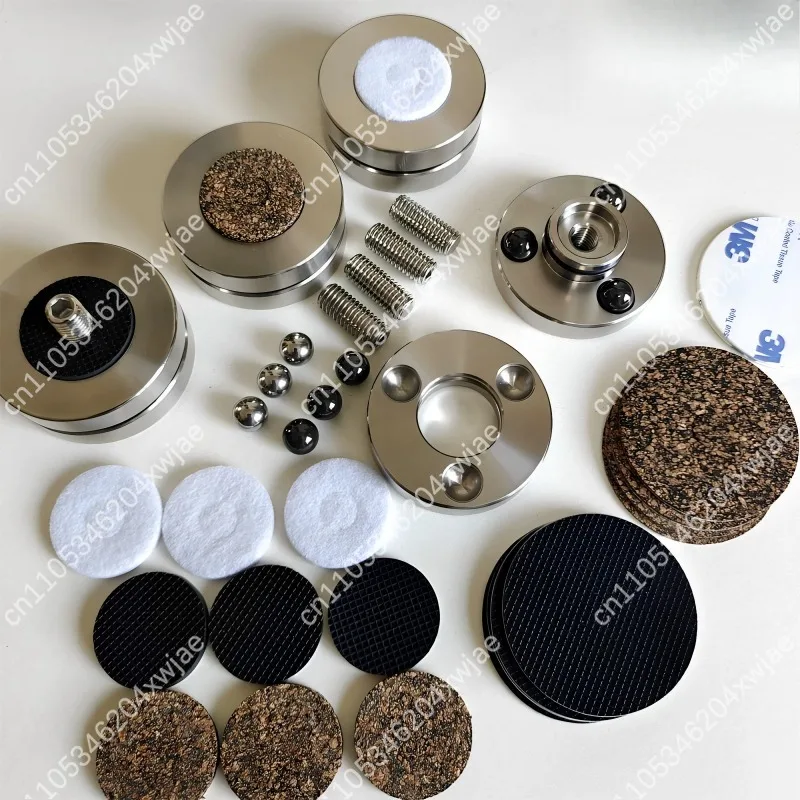 FE Flat Nail Ceramic Shock Absorbing Spike Pad Vibration Isolation Foot Mat For Bookshelf Speaker CD Decoder Amplifier