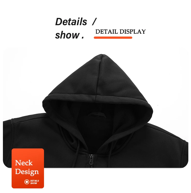 Hoodie Jacket That Will Heat Up Windproof 17 Zones Heated Hoodies Jackets Male Hoodie Winter Warm (Not Included The Power Bank) 18 Sae50f02cece444418ebb7d6f87f098a63