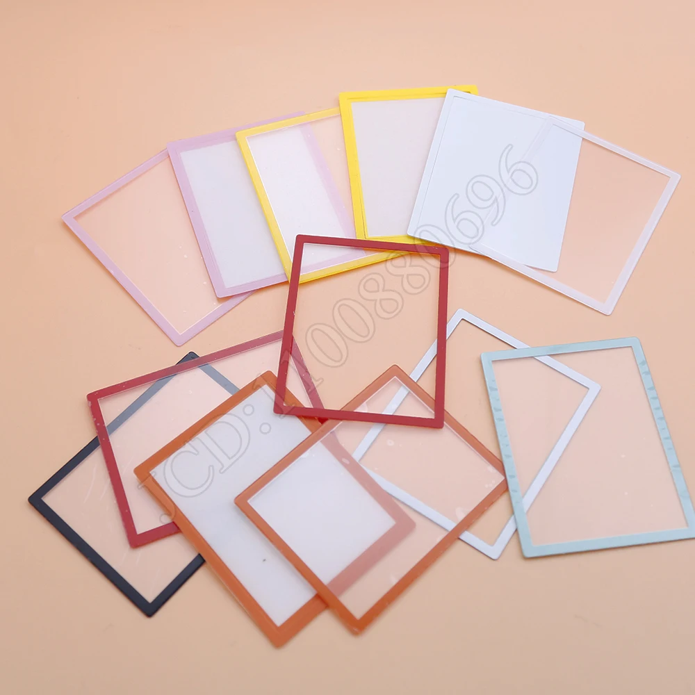 Top Upper Lower Bottom LCD Screen Frame Cover For NDSL NDS Lite Game Console Plastic Lens Replacement