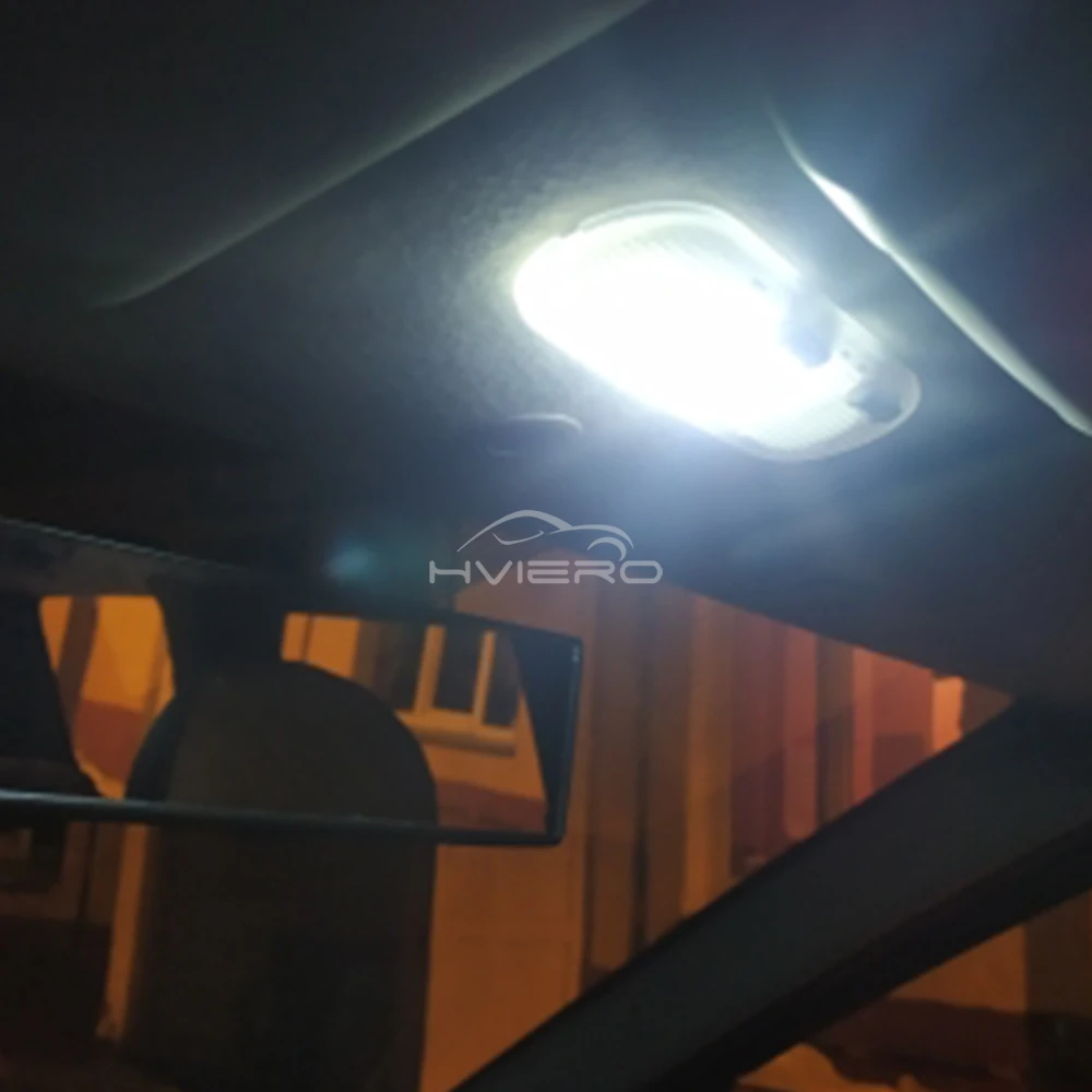 10pcs White T10 W5W 194 168 1206 9Led 12smd Car side Marker Bulb Turn Signal Dome Interior Lamp Backup brake Clearance Light 12V