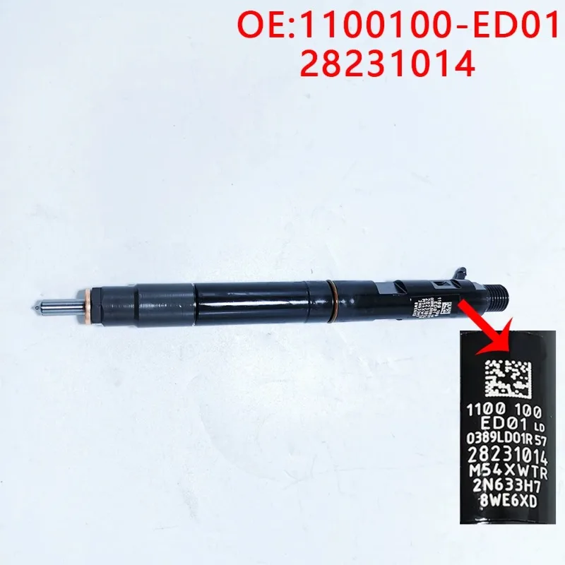 For 28231014 Nieuwe Diesel Injector Nozzle 28231014 1100100-ed01 Voor Grote Muur Hover H5 H6 Gw4d20 2.0T Motor 28231014