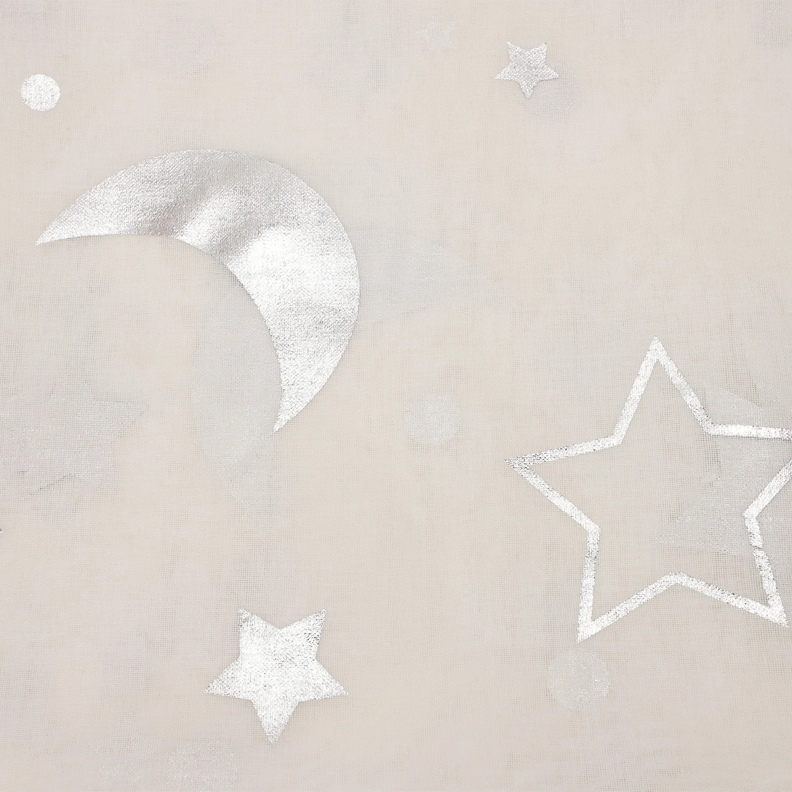 Brand New High Quality Worth The Price Curtain Window Tulle Curtains Voile Good Looking Moon And The Stars Pattern