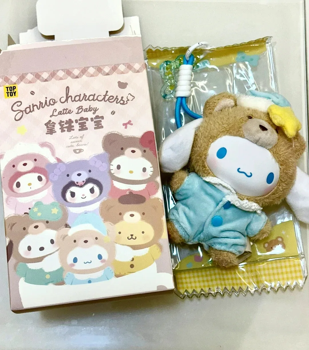 

Authentic TOPTOY × Sanrio Latte Baby Series | Cute Blind Box Collectible Toy Figure | Trendy Handmade Pendant Charm Gift