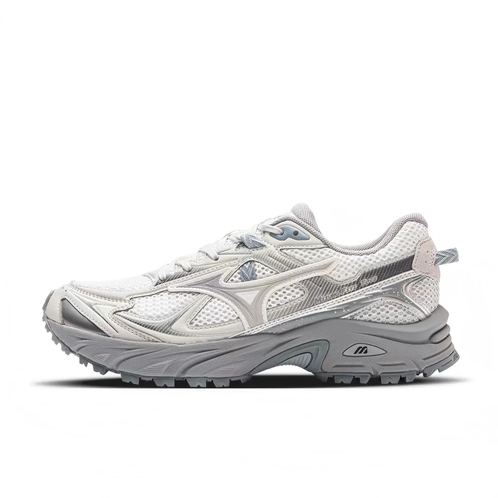 Mizuno FIYI TL V2 Unisex Cool Gray/White Casual Runners – Heart of the Ocean Design, Breathable & Versatile D1GH251902