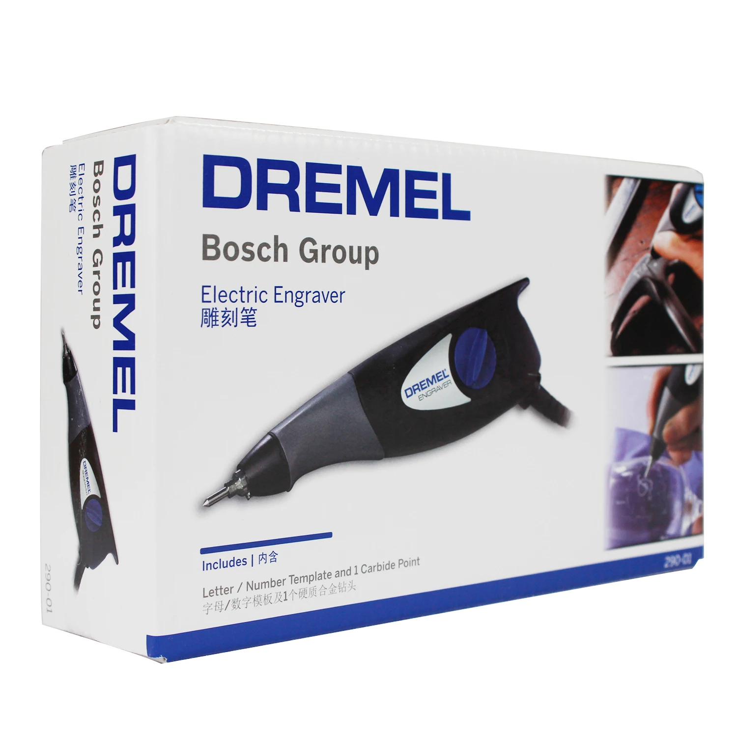 Dremel Small Electric Engraving Pen Electric Grinding and Polishing Stone with Engraving Head/letter Engraving Plate 290-01