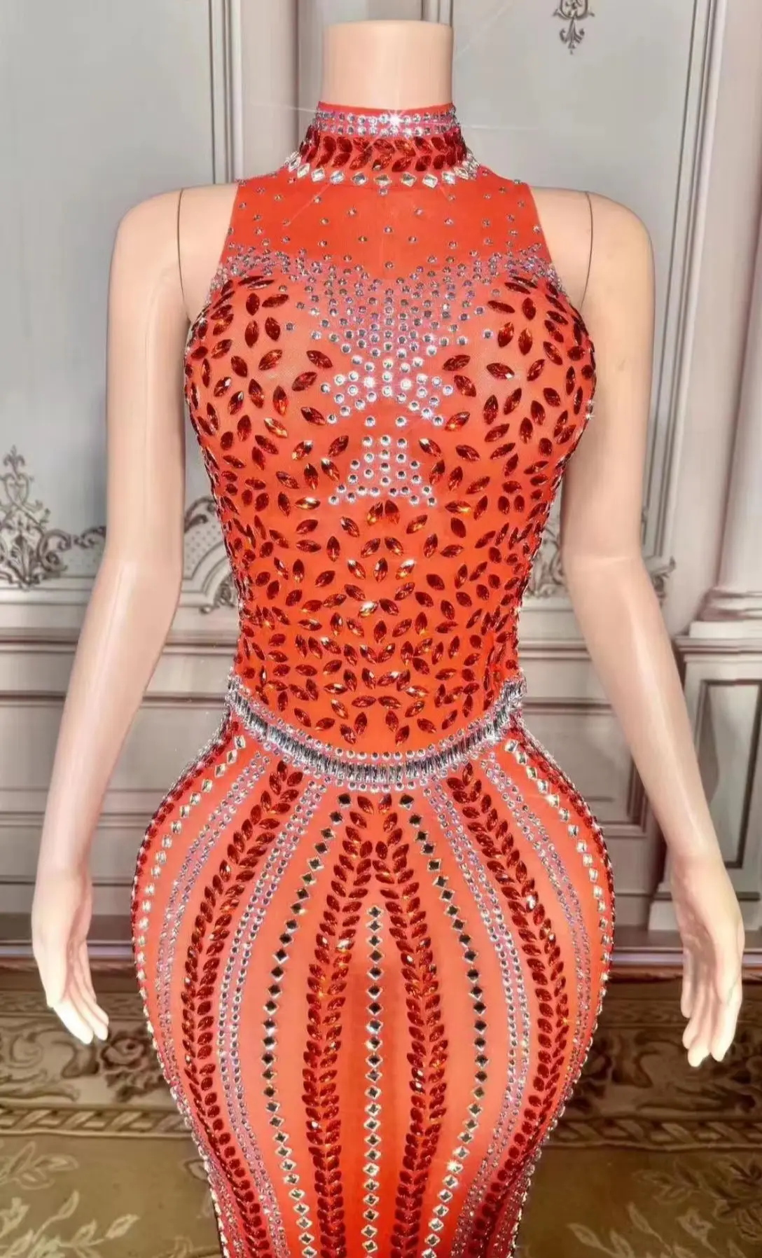 

ZD Red Prom Dress 2025 Women Long Dress for Wedding Party Elegant Sexy Red Quinceanera Dresses