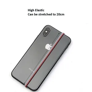 Liên kết đàn hồi nylon cho nam và nữ, đàn hồi, dải mỏng, đuôi ngựa, phụ kiện tóc, màu mới, 5cm 10 Người bán hàng chính Cao su - №8