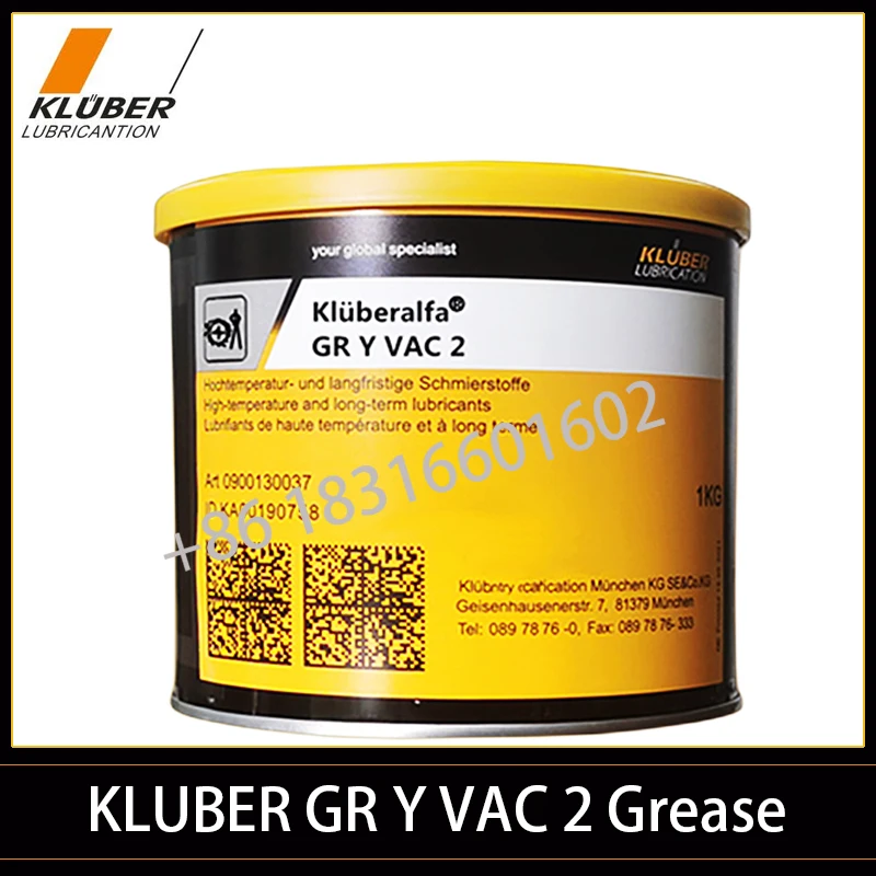 1KG Kluber GRYVAC1 GRYVAC2 GRYVAC3 Lubrication Spindle Bear Klüberalfa GR Y VAC 1 VAC 2 VAC 3 for Vacuum applications