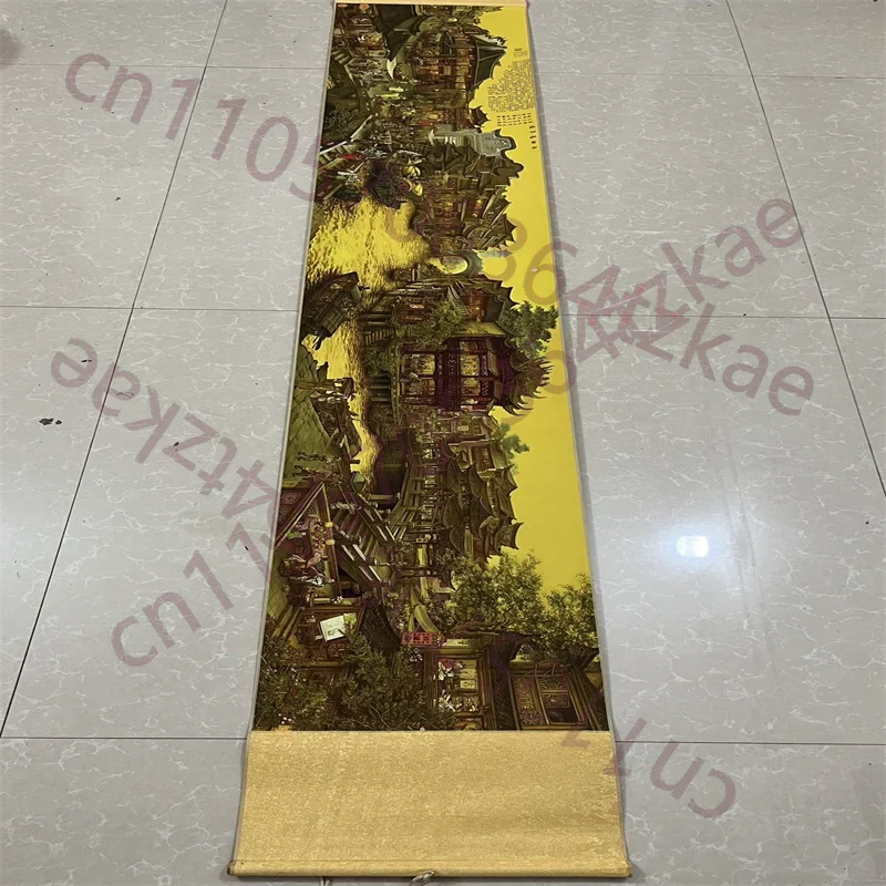 

China Ancient Picture Paper,Character Painting,Zhang Xiaoyou's Old Dream in Nanxiang, Long Scroll Paintin