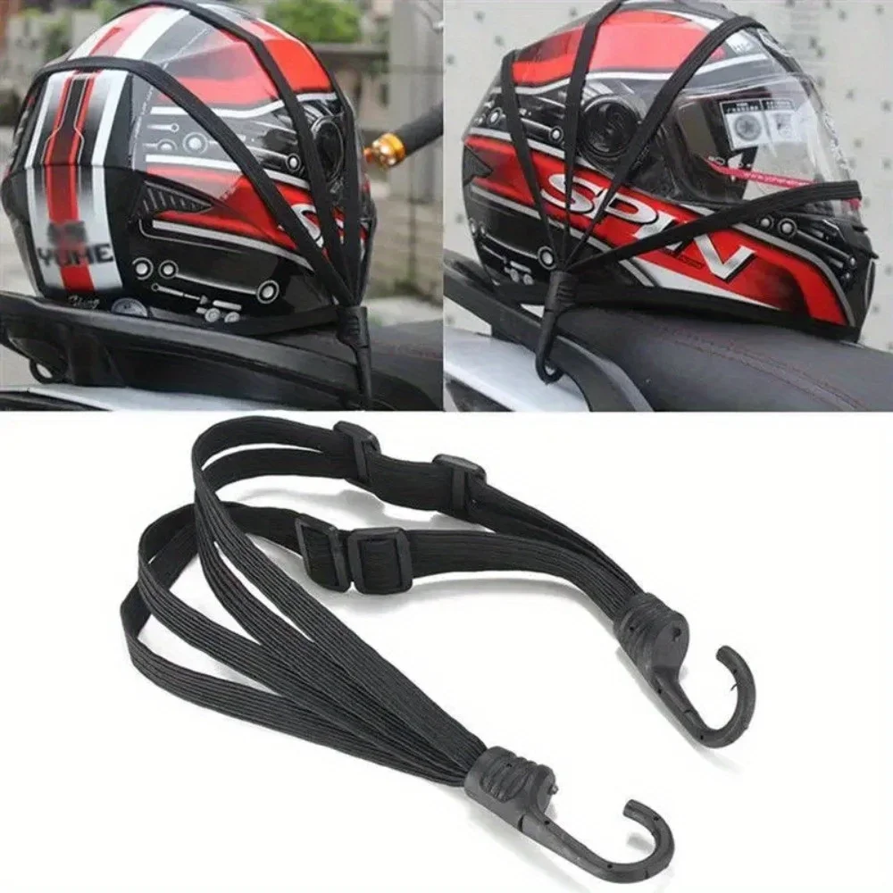 1PC 60/90CM/23.62/35.43in Motorcycle Helmet with Motorcycle Accessories Hook Luggage Expansion Elastic Rope Fixing Strap