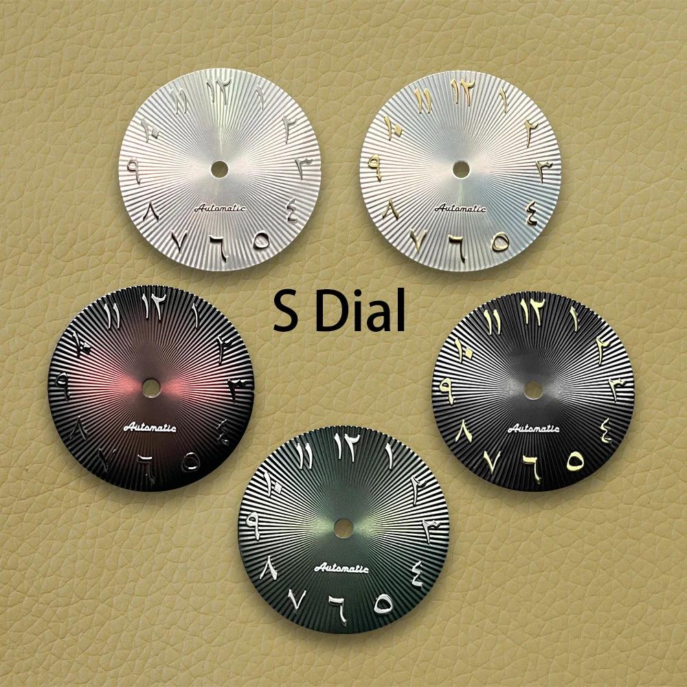 

NH35 Dial 28.5mm S Dial Arabic Alphabet Dial Suitable for NH35 NH36 Movement Watch Accessories ﻿