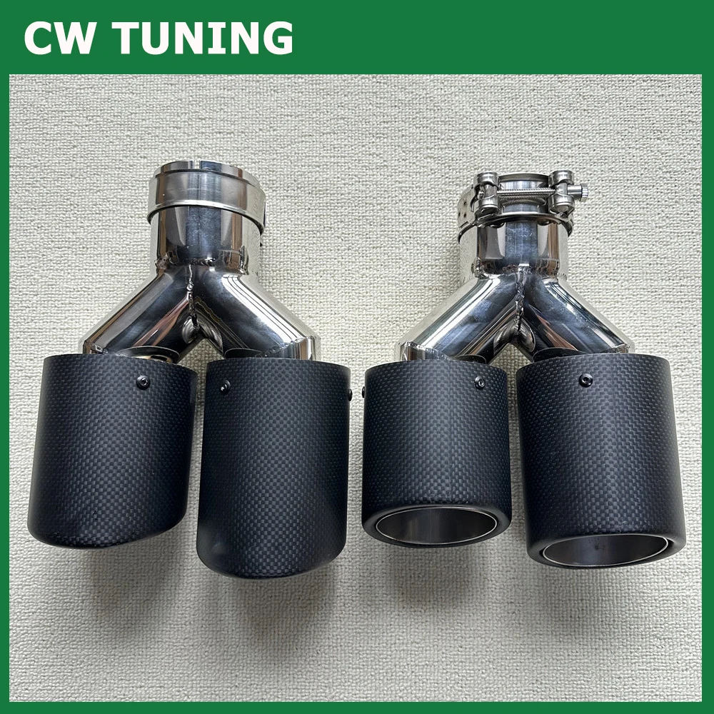 2pcs-car-modification-universal-dual-sandy-automobile-exhaust-pipe-muffler-tip-for-3-series-car-universal-exhaust-tip