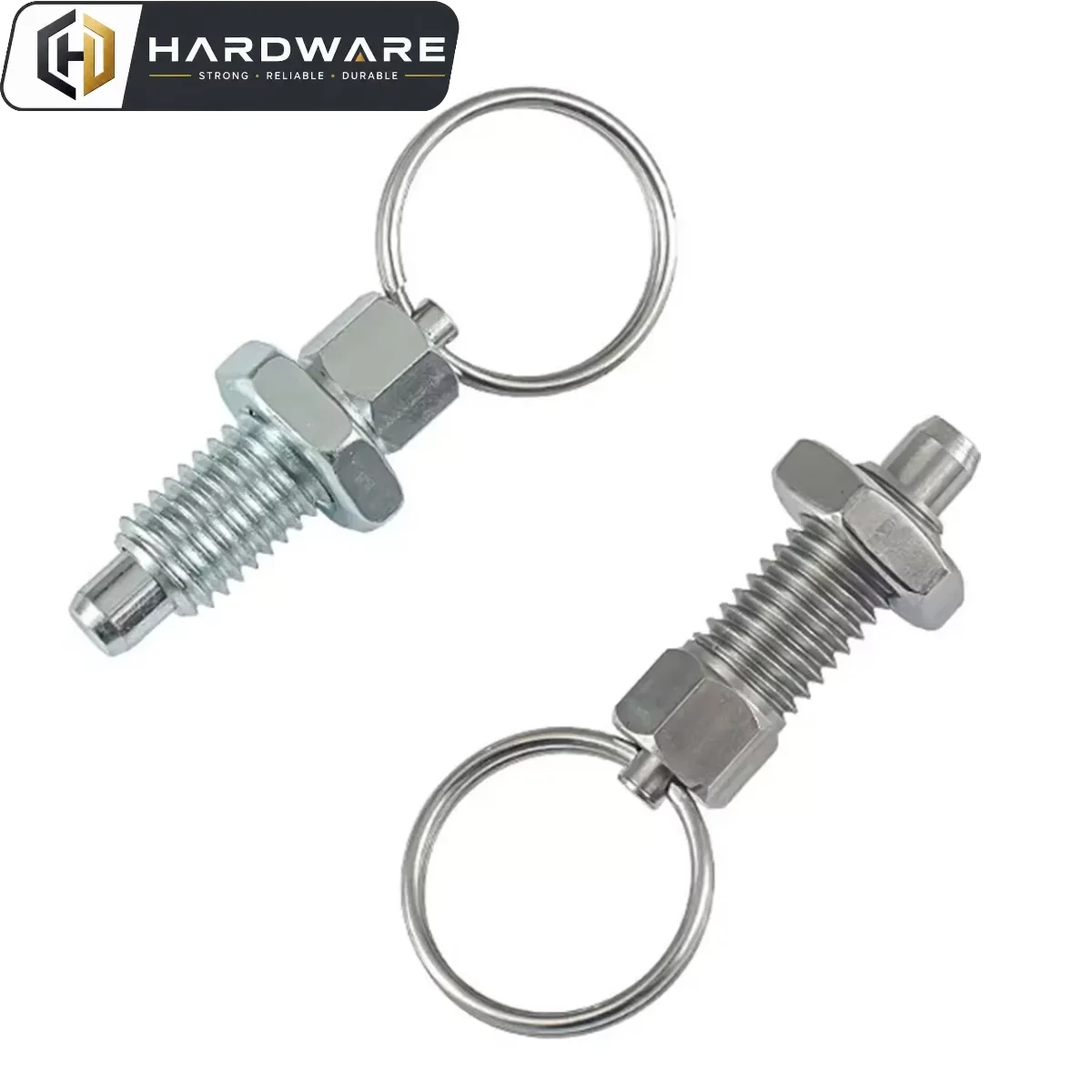 Pull Ring Knob Split Spring Positioning Lock Grip Screw Indexing Pin M6m8m10m12m16