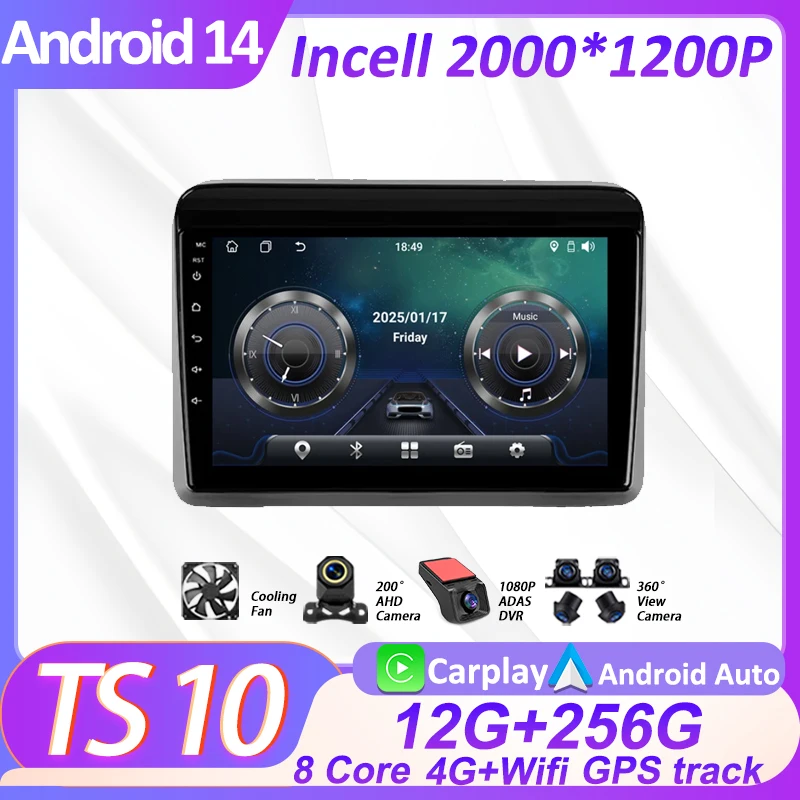 

9 inch 2DIN Android 14 For Suzuki Ertiga 2018 - 2020 IPS Touch Screen BT FM Radio GPS Navigator Car Multimedia Player AutoMotive