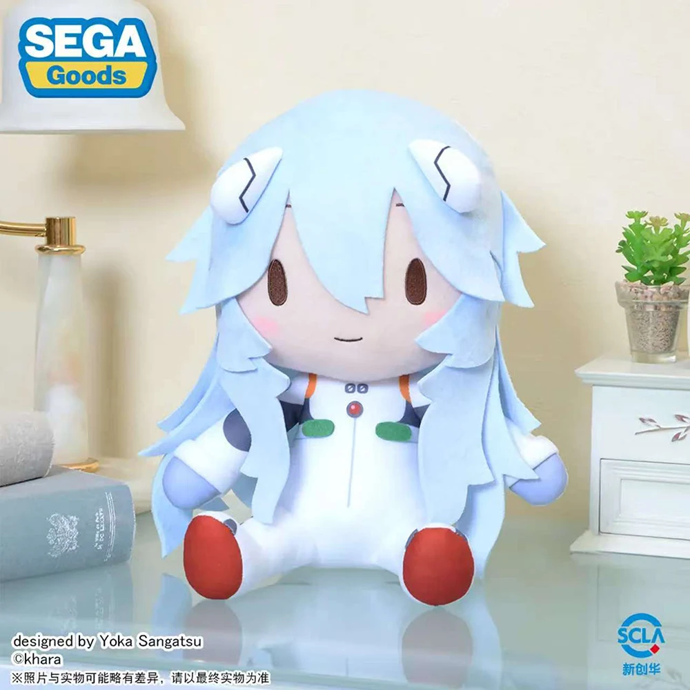 Original Genuine In Stock SEGA EVA NEON GENESIS EVANGELION Ayanami Rei Plush Doll 30CM Cartoon Doll Pillow Children Collect Gift