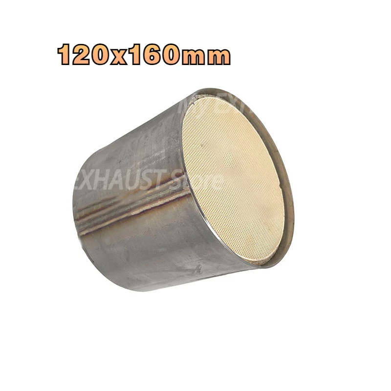 Catalytic Converte EURO 1 400 Cpsi High Flow 120x160mm Sport Catalyst Three Way Round Ceramic Substrate Universal