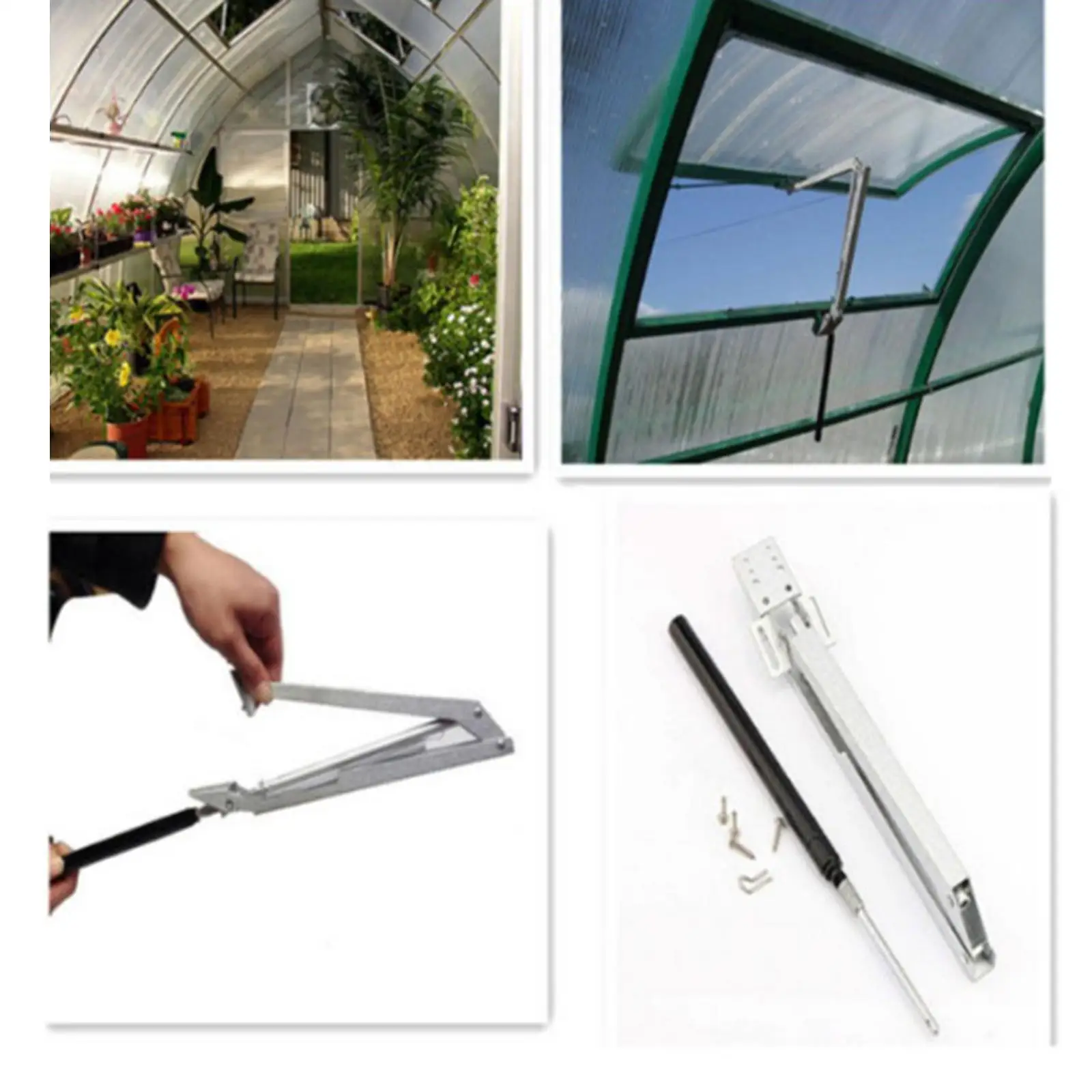 Greenhouse Automatic Window Opener Solar Sensing Vent Sping Opener Load 7kg
