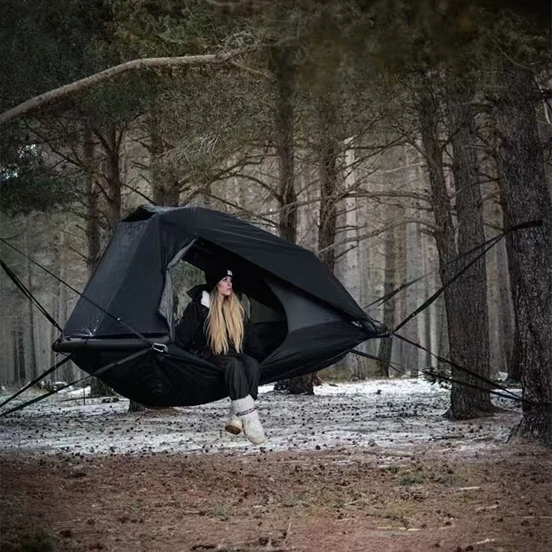 

Inflatable tent outdoor single rain and sun protection camping