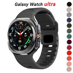 Silicone sportivo per Samsung Galaxy Watch Ultra Strap 47mm accessori braccialetto correa per Samsung Galaxy Watch 7 ultra band 47mm