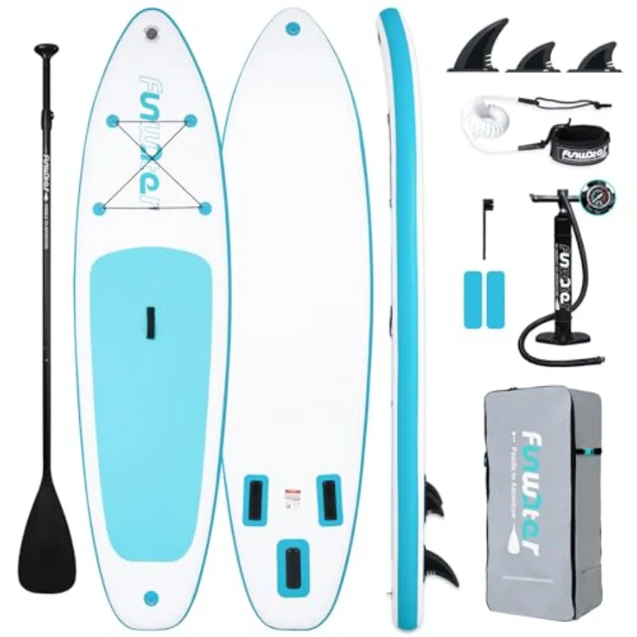 

Inflatable Ultra-Light Stand Up Paddle Board for water sports PVC material blue non-slip comfort deck and premium accessories f