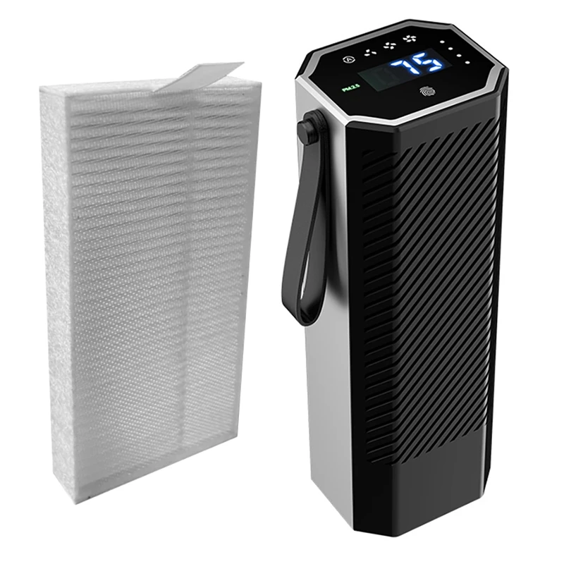 Portable Aluminum Alloy Car Air Purifier Cleaner USB Mini Home Air Cleaner For Outdoor