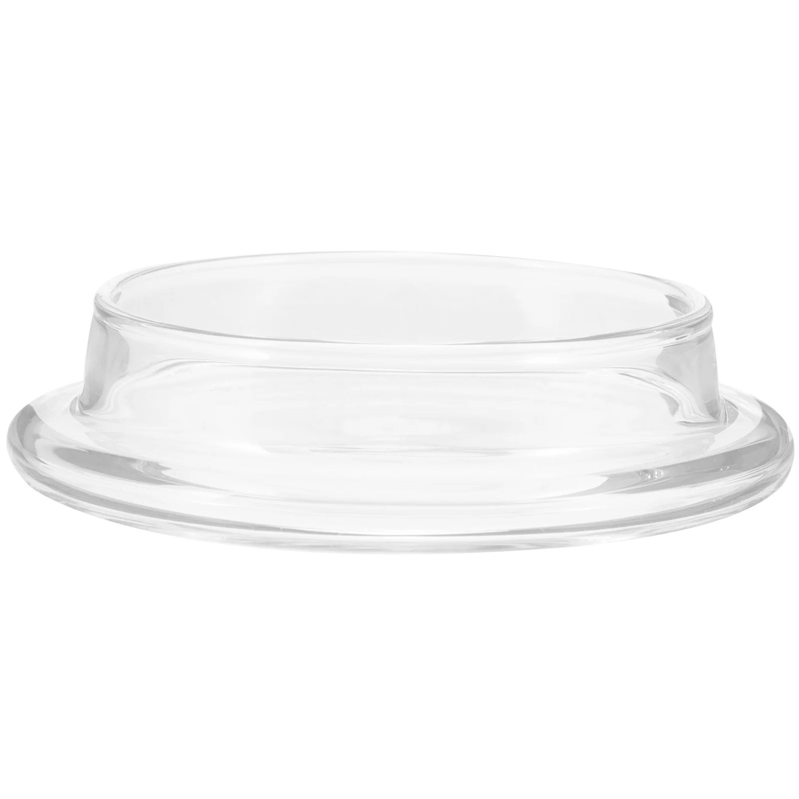 

Replacement Tea Pot Lid High Borosilicate Glass Heat Resistant Clear Lid for Tea Kettle Practical Portable Cover