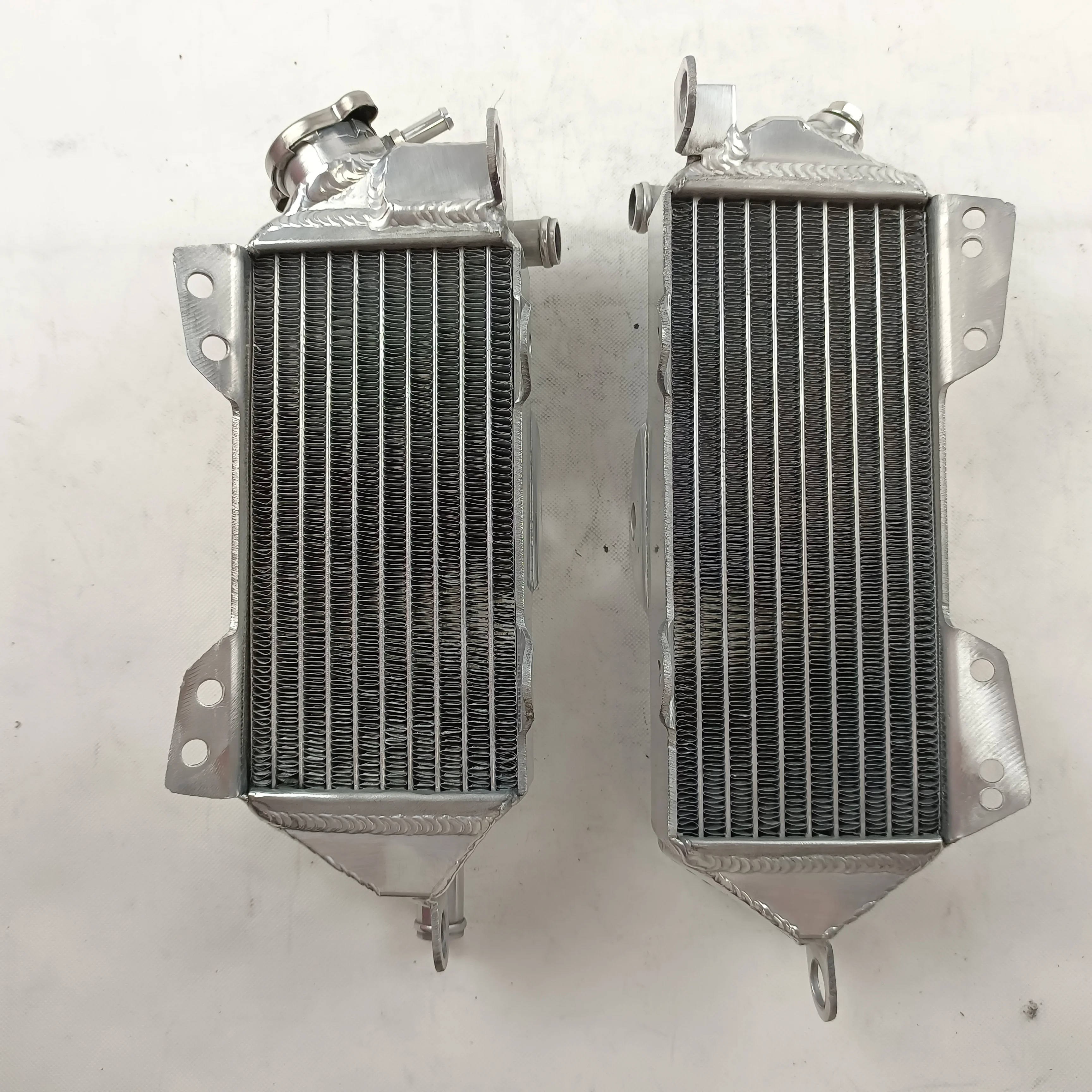 For 1988 1989 Kawasaki KX250 KX 250 Aluminum Radiator Cooler Cooling Coolant